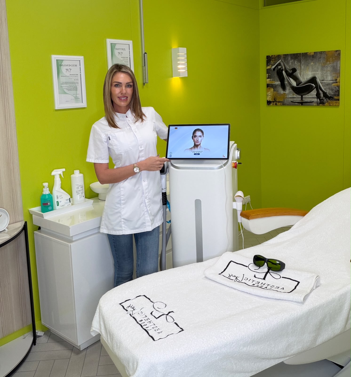 Behandlung mit dem BlueIce Smart KI